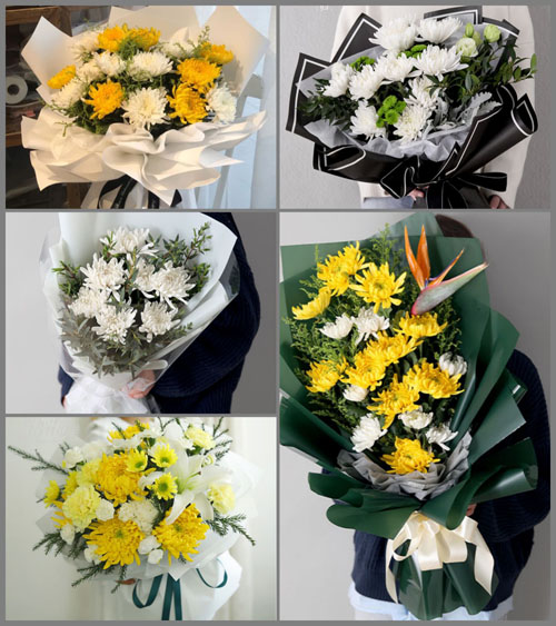 湖北武汉市新洲区凤凰镇陈添奇村白事花束代送